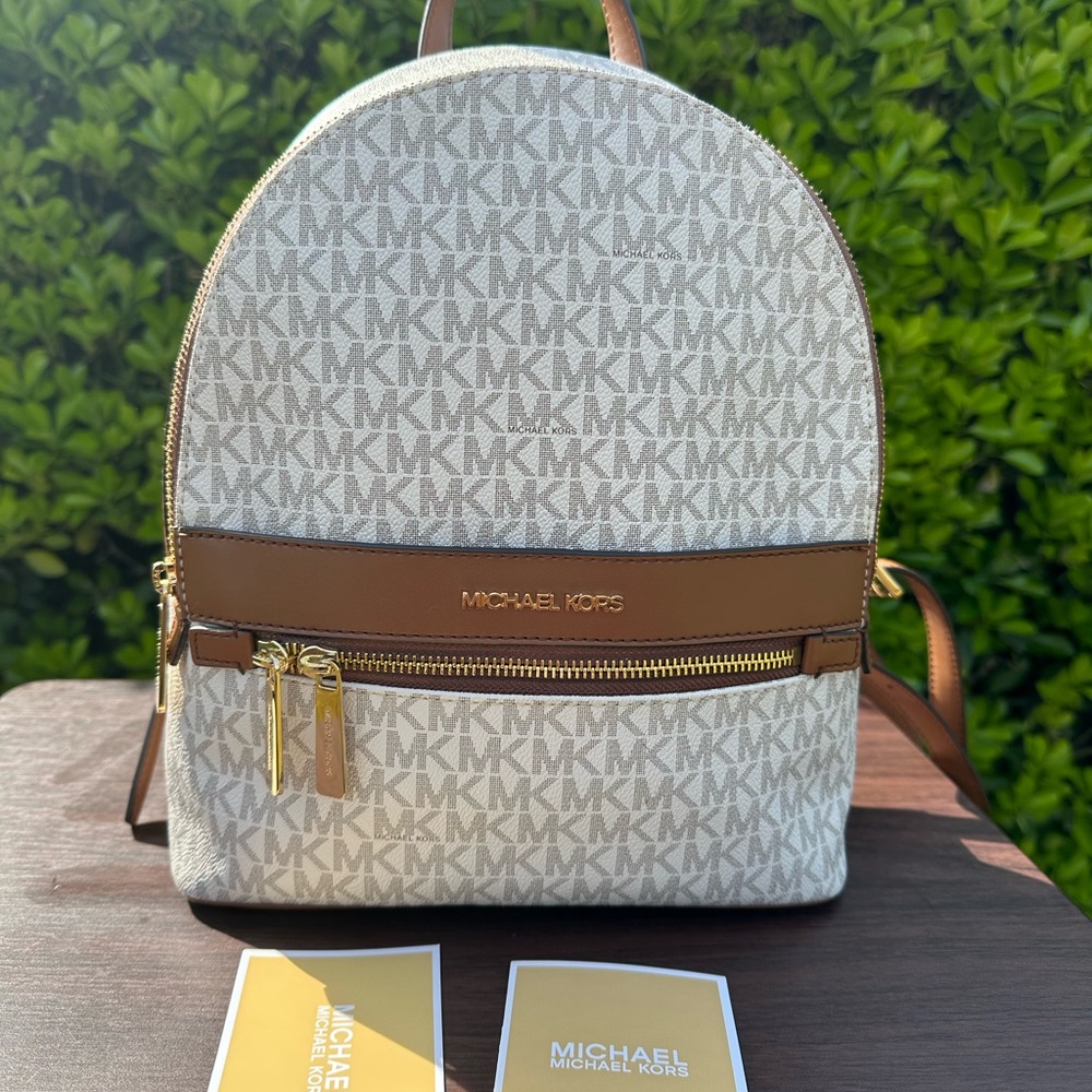 Michael Kors Kenly Vanilla Backpack